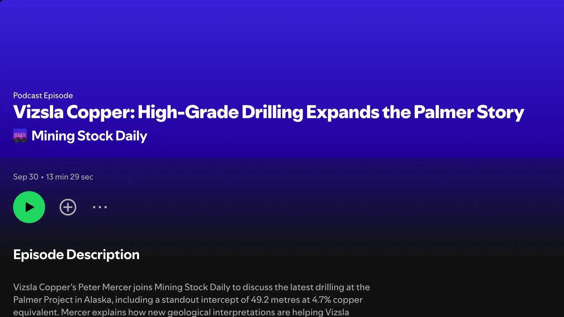Vizsla Copper: High-Grade Drilling Expands the Palmer Story